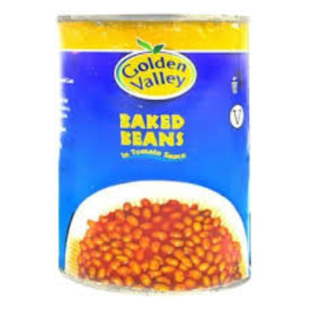 GOLDEN VALLEY BAKED BEANS T/SAUCE 420G